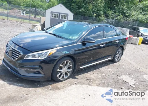 2015 Hyundai Sonata Limited 2.0T z USA, uszkodzony, nr VIN 5NPE34AB1FH109311